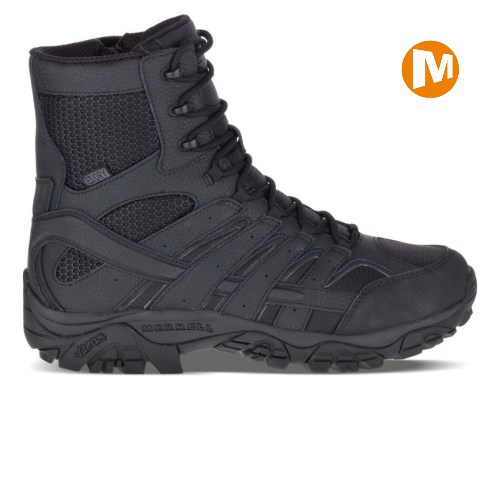 Dámské Pracovní Boty Merrell Moab 2 8" Tactical Waterproof Černé (CZ. VGABJ)